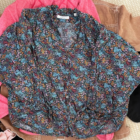 Doen Tops - Doen Floral Blouse - Multicolor